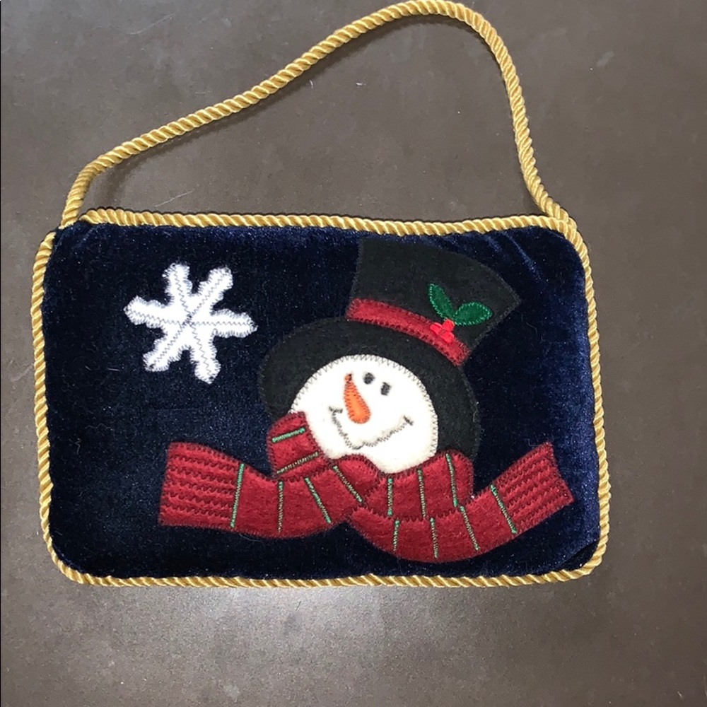 Decorative holiday plush hanging